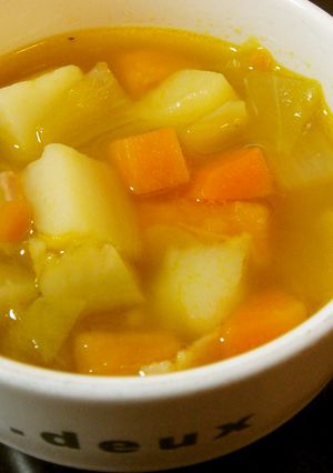 ✾コンソメで簡単☝野菜スープ✾ -レシピのメイン写真
