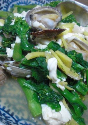 豆腐のアサリ蒸し-レシピのメイン写真