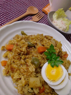 スパイシー簡単カレーピラフ-レシピのメイン写真