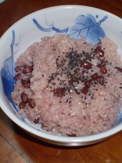 桜香るお赤飯*-レシピのメイン写真