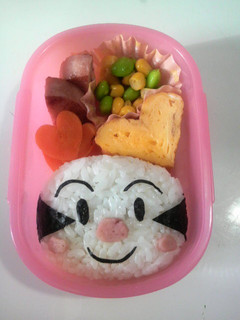 簡単キャラ弁☆こむすびまんでござんしゅ-レシピのメイン写真