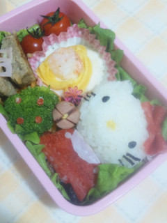 ハローキティの簡単お弁当★-レシピのメイン写真