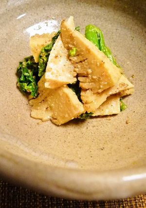 筍と菜の花の胡麻和え-レシピのメイン写真