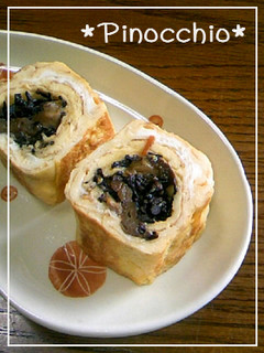 ひじきの煮物で❀卵焼き-レシピのメイン写真