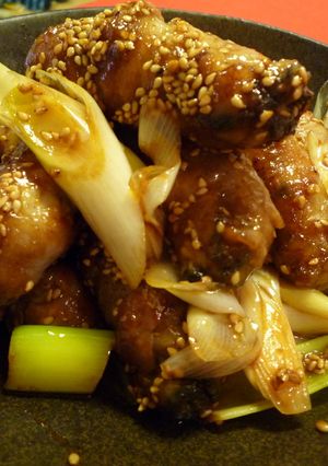 かきの肉巻き　コチュジャン炒め-レシピのメイン写真