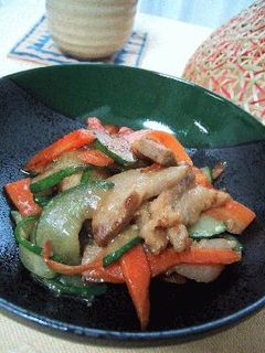 豚肉とキュウリの味噌炒め。-レシピのメイン写真