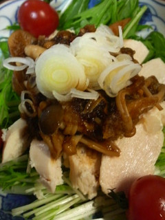 鶏むね肉のソテー和風きのことおろしソース-レシピのメイン写真