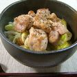 鶏もも肉と長葱のさっぱり丼