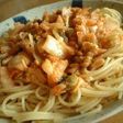 簡単!キムチ納豆スパゲティ
