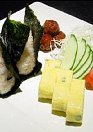 玄米おにぎりのワンプレートランチ-レシピのメイン写真