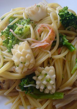 イカとカニカマの海鮮風パスタ♬-レシピのメイン写真