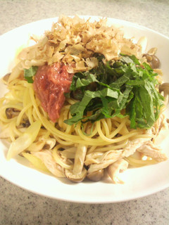 和風*ささみの梅しそパスタ-レシピのメイン写真