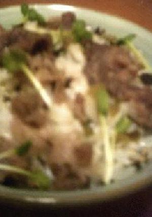牛肉＋高菜の混ぜご飯-レシピのメイン写真