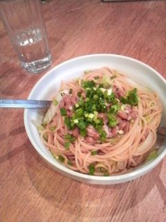 白菜納豆和風パスタ-レシピのメイン写真