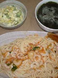キムチの冷製パスタ-レシピのメイン写真