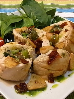 ☆焼き野菜のじゅーしぃ鶏ロール☆-レシピのメイン写真