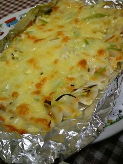 *ちくわのねぎみそチーズ焼き*-レシピのメイン写真
