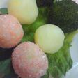じゃがいも三色団子♪
