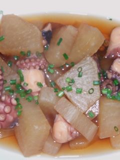 たこ&大根の煮たのー!-レシピのメイン写真