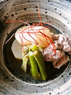 ウドの輪切りの煮物-レシピのメイン写真