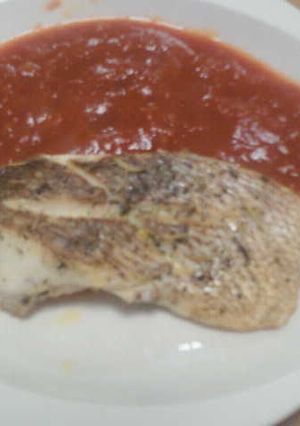 鯛のソテー トマトソース味-レシピのメイン写真