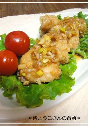 鶏肉などに♪すっぱ美味しいネギソース-レシピのメイン写真