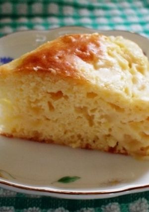 卵１個で☆ふんわりりんごケーキ☆-レシピのメイン写真