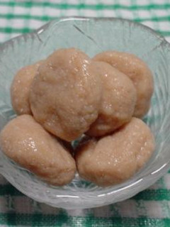 モチモチ豆腐きなこ団子☆改良版☆-レシピのメイン写真