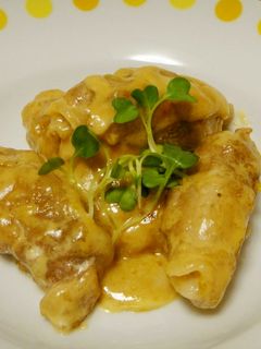 豚しそロール(レモンチーズソース)-レシピのメイン写真