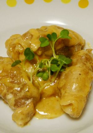 豚しそロール（レモンチーズソース）-レシピのメイン写真