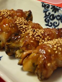 カキの肉巻照り焼き-レシピのメイン写真