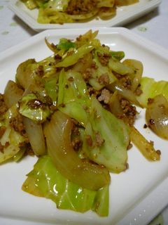 キャベツと挽肉のカレー炒め-レシピのメイン写真