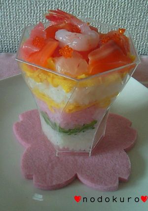✿ちらし寿司カップケーキ✿-レシピのメイン写真