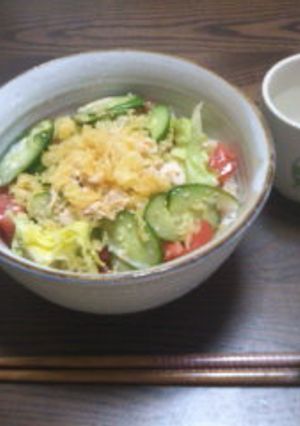 旦那も絶賛☆簡単サラダうどん-レシピのメイン写真