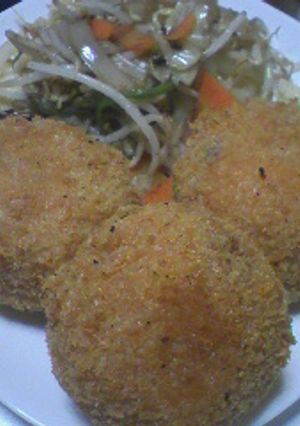簡単ケチャップライスのチーズコロッケ-レシピのメイン写真
