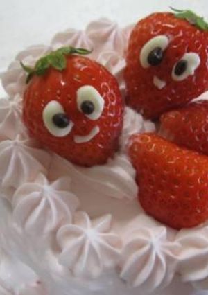 仲良し苺ケーキ♪-レシピのメイン写真