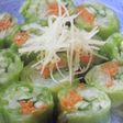 きゅうりと人参をキャベツで巻いた漬物♪