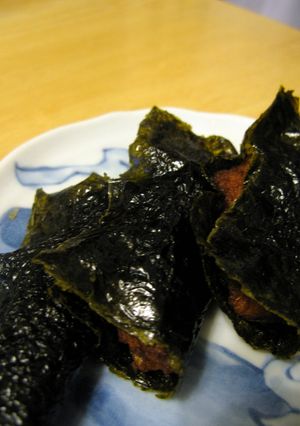 すりおろしレンコン揚げ✿のり付き-レシピのメイン写真