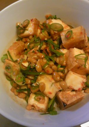納豆とキムチのヘルシー朝ごはん♪-レシピのメイン写真