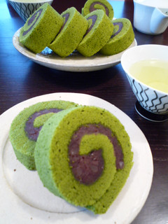 和風!濃い!抹茶ロールケーキ-レシピのメイン写真
