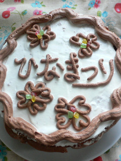 おひな祭りのチョコケーキ-レシピのメイン写真