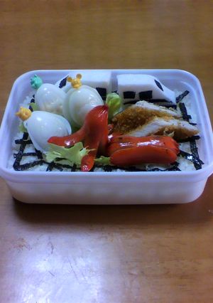 キャラ弁　プラレール-レシピのメイン写真