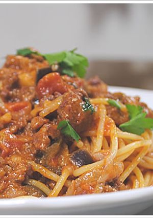 パルマ産黒豚サルシッチャのラグーのパスタ-レシピのメイン写真