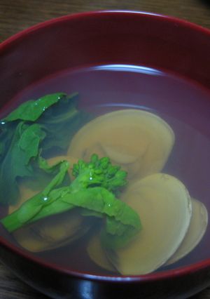 母のはまぐりのお吸い物-レシピのメイン写真
