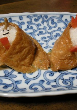 簡単☆５分　おひなさま＆おだいりさま-レシピのメイン写真