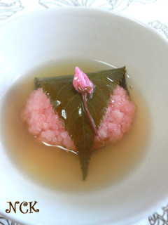 鯛の道明寺蒸し-レシピのメイン写真