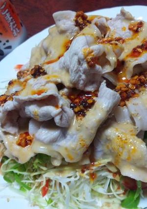 桃屋のラー油　ｄｅ　冷しゃぶ-レシピのメイン写真
