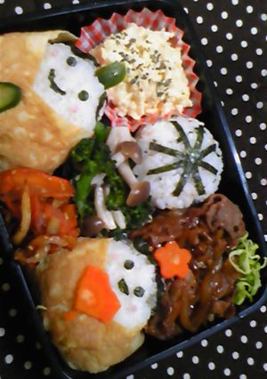 ひなまつりのおにぎり弁当-レシピのメイン写真