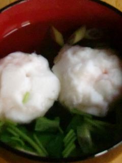 おひなさま色のお吸い物-レシピのメイン写真