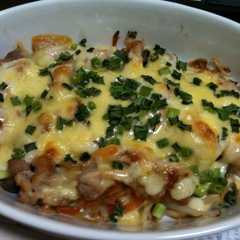 รูปของ お野菜たっぷり☆鶏肉のねぎﾏﾖ＆ﾁｰｽﾞ